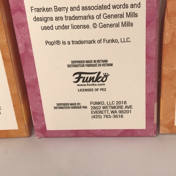 Funko‎ Pop Pez Franken Berry Fruit Brute Lot of 3 - Picture 10 of 13